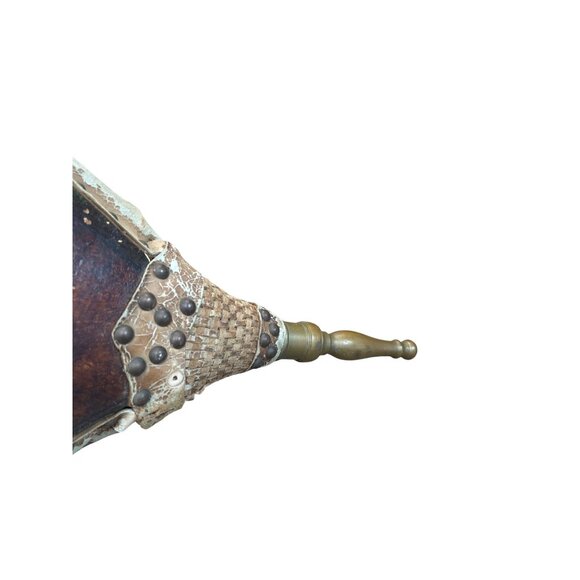 Vintage Antique Hand Painted Wooden Floral Fireplace Bellows SKU 9309 - Picture 4 of 12